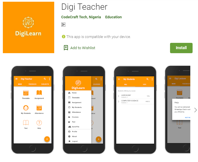 DigiLearn for Teacher